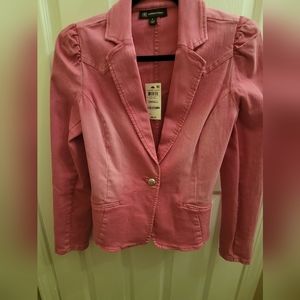 Macy's International Concepts (INC) Puff Sleeve Denim Jacket
